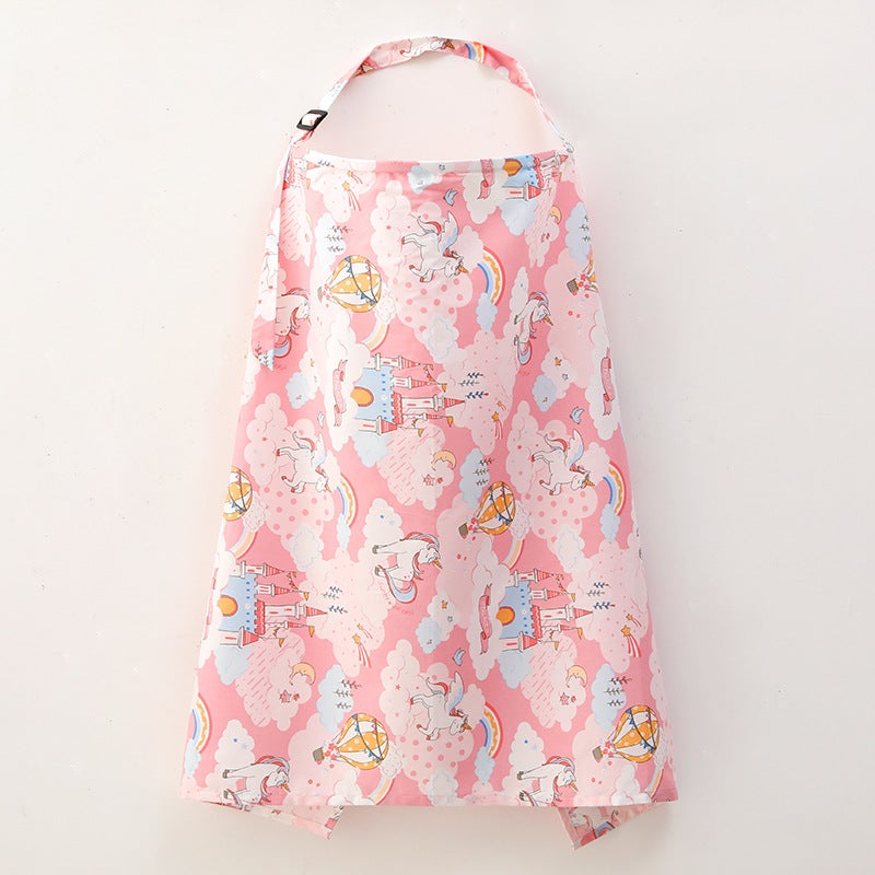 منشفة رضاعة قطنية منشفة رضاعة خارجية شال رضاعة متعدد الوظائف منشفة تغطية ربيع وصيف وخريف غطاء سليب قماش مضاد للتعرض - Image 1