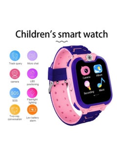 Generic Kid's Smartwatch With Sim Card Photo Waterproof Kids Gift Pink  - Image 2