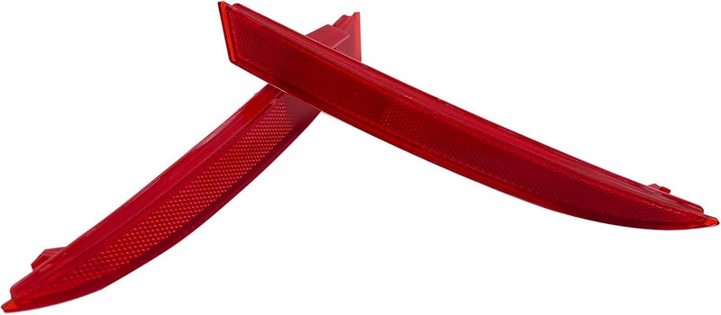 LFONEIBGG For 2013-2015 Honda Accord Sedan Rear Mounted Bumper Reflector Left & Right Pair Set Red Marker Lights Lens Trim 33505T2AA01 33555T2AA01 - Image 4
