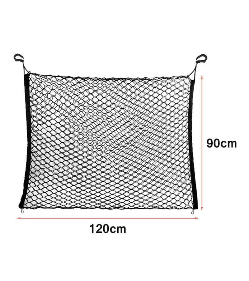 Dog Car Barrier Net For Toyota Rav4 2022 Dual Layer Luggage Safety Cargo Mesh Pet Divider Trunk Screen - Image 4