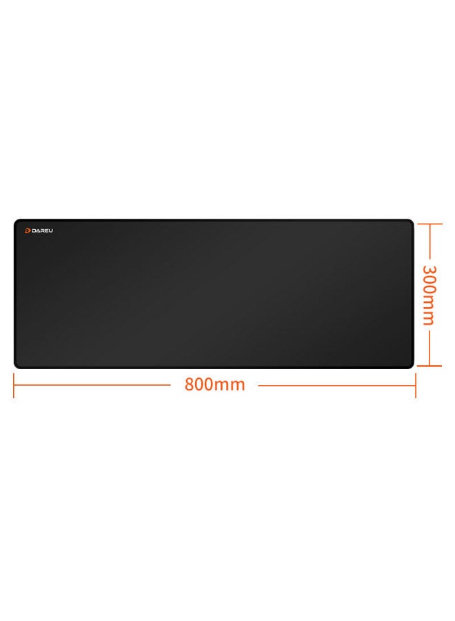 Daryo Dareu Pg-d83 Solid Color Simple Gaming Long Mouse Pad, Extra Large, Thickened With Locking Edge, Office Keyboard Computer Desk Pad, Black - Image 5