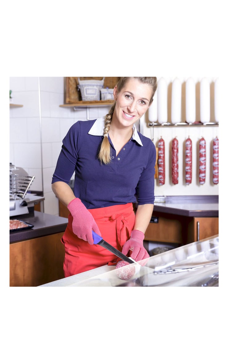 SYOSI BBQ Gloves Women Oven Mitts: 932°F Heat Resistan Gloves - Grill Gloves for Kitchen Cooking Pot Holders  - Image 4