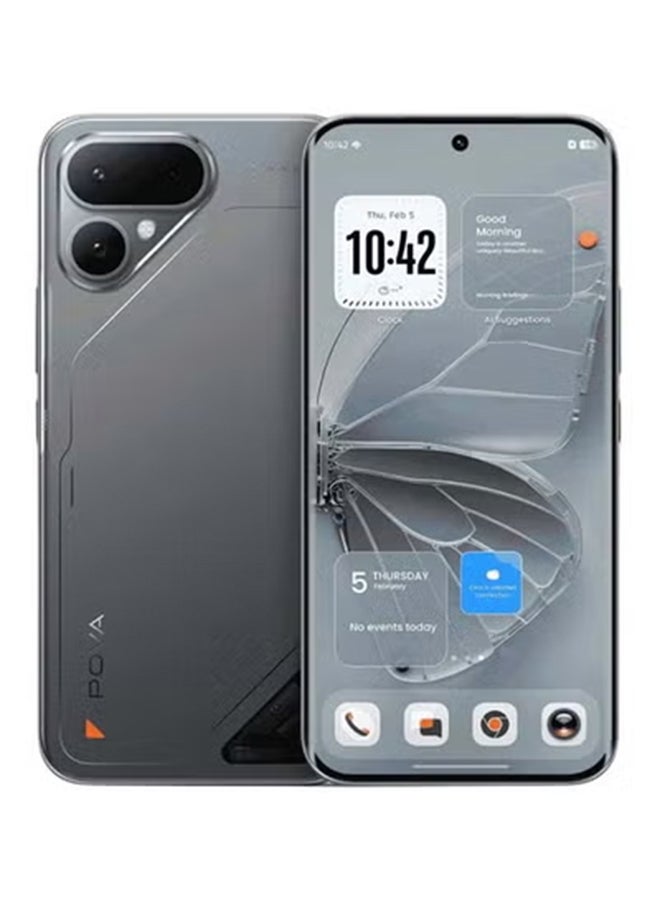 TECNO POVA Curve 2 5G 12GB 256GB Storm Titanium Bundle with TECNO TWS Earphone Bud 4 Air and TECNO Watch 3 Active - Middle East Version - Image 2