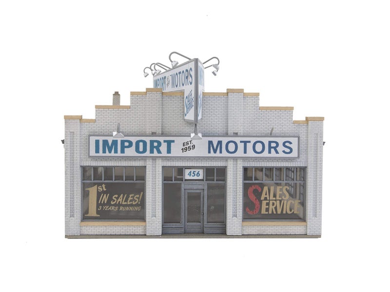 Walthers Cornerstone Walthers, Inc. Import Motors Kit, 7-1/4 X 5-3/8 X 3-7/8" 18.4 X 13.6 X 9.4cm - Image 2