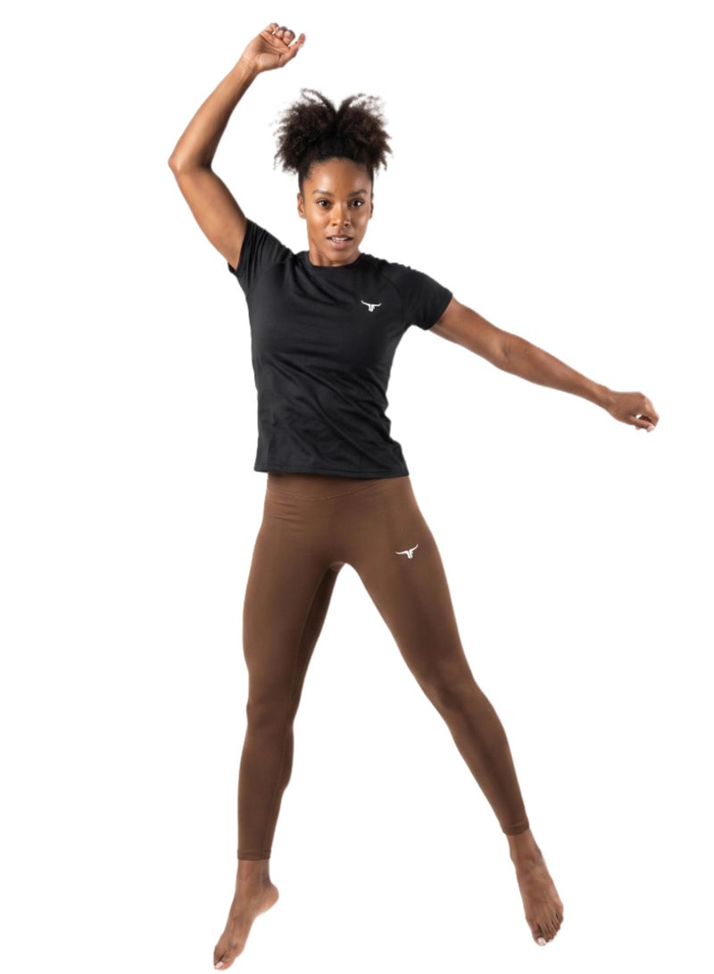 THUGFIT Antares Tee - Ladies T-Shirt - Black - Image 5