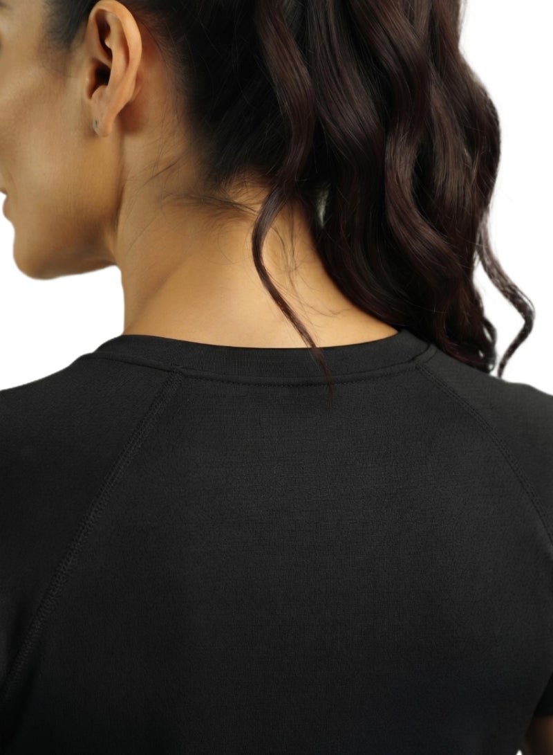 THUGFIT Antares Tee - Ladies T-Shirt - Black - Image 3