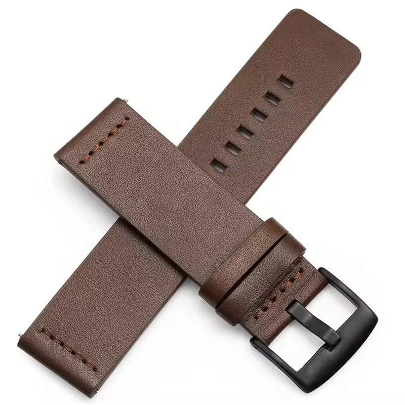 Y&D Adjustable Genuine Leather Loop Strap for 49mm Smart Watches – Replace the Watch Strap with Premium Leather Sport Band Replacement - Image 5