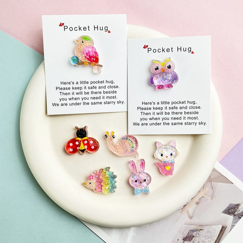 Diy English Pocket Hug Pocket Hug Card Cute Little Animals Cute Series Gift Greeting Card - Image 2