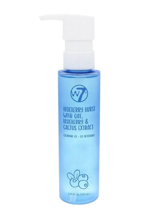 دبليو 7 - جل التنظيف Blueberry Burst - مستخلص التوت الأزرق والصبار والشوفان - لإزالة المكياج وتنظيف البشرة - Image 1