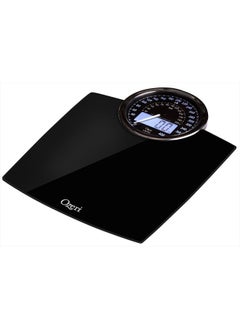 Ozeri Rev 400 lbs (180 kg) Bathroom Scale with Electro-Mechanical Weight Dial and 50 gram Sensor Technology (0.1 lbs / 0.05 kg), Black  - Image 4