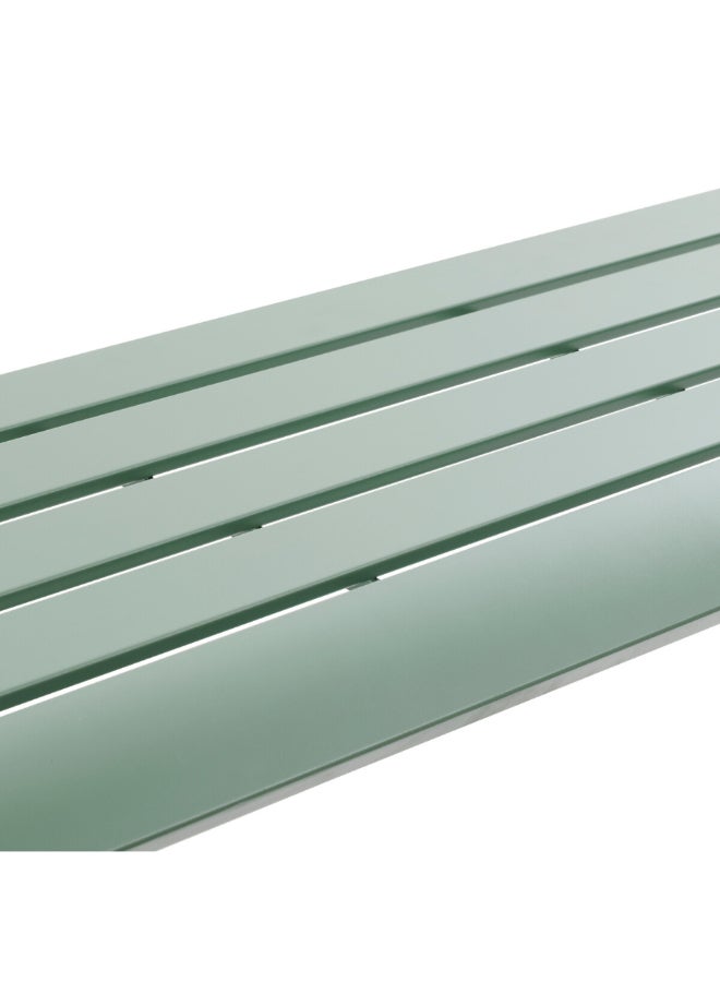Hesperide Drilia 2-Seater Epoxy-Treated Steel Balcony Bench Olive Green 85 x 75 x 111 cm 205091 - Image 2