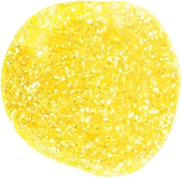 Stargazer Gel Glitter Yellow Sparkling Glitter for your face body with fine nib applicator - Image 3