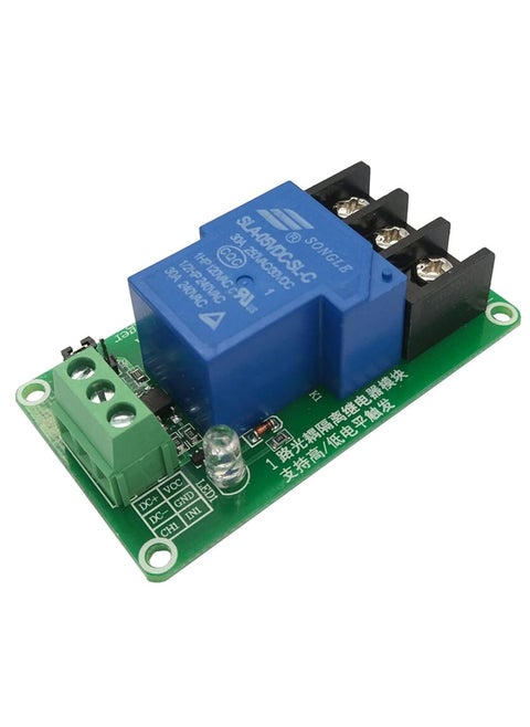 1 Channel Relay Module Heavy Duty Relay 30A with Optocoupler Isolation 12V supports high and low Triger trigger