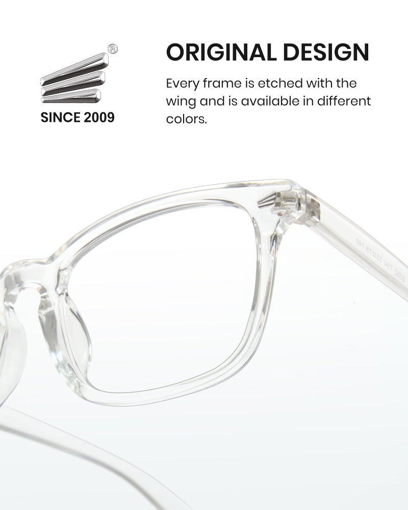 Cyxus Matte Dark Green Frame Glasses Computer Blue Light Filter Glasses for Men Women UV Blocking Gaming Eyeglasses - Image 5
