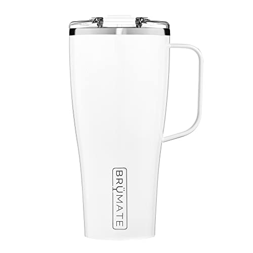 BrÃ¼Mate BrüMate Toddy XL - 32oz 100% Leak Proof Insulated Coffee Mug with Handle & Lid - Stainless Steel Coffee Travel Mug - Double Walled Coffee Cup (Ice White) - Image 1