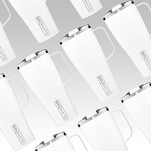 BrÃ¼Mate BrüMate Toddy XL - 32oz 100% Leak Proof Insulated Coffee Mug with Handle & Lid - Stainless Steel Coffee Travel Mug - Double Walled Coffee Cup (Ice White) - Image 3