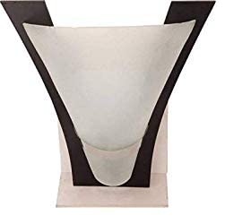 kinis Glass Wall Light/Wall Lamp To Décor Home/Living Room/Bedroom/Office/Dining/Cafe/Restaurants, Half Curve Design, Dark Brown (Pack Of 1, Without Bulb) - Image 3