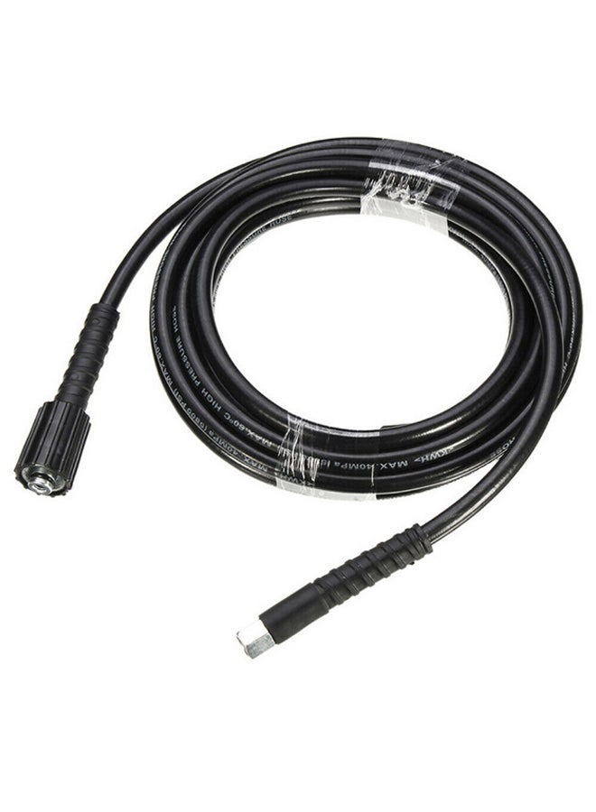 NIBEMINENT High Pressure Jet Washer Hose Tube For Karcher K2/K3 Black/Silver 10meter - Image 2