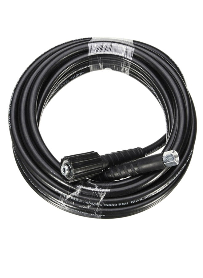 NIBEMINENT High Pressure Jet Washer Hose Tube For Karcher K2/K3 Black/Silver 10meter - Image 1