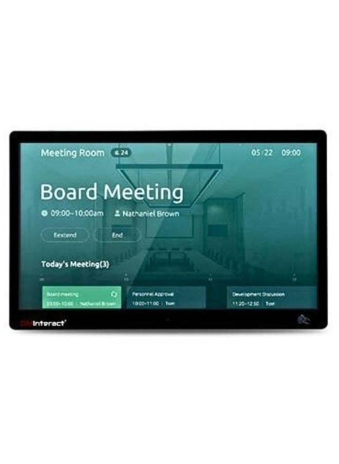 DMInteract - DMInteract 10.1 Inch Wall Mount Touch LED Meeting Room Manager (RK3568 Quad-Core 64-bit Cortex-A55 With upto 2.0GHz, 2GB, 16GB, Android 11) - Image 1