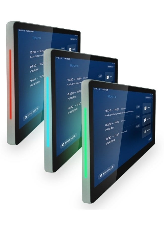 DMInteract - DMInteract 10.1 Inch Wall Mount Touch LED Meeting Room Manager (RK3568 Quad-Core 64-bit Cortex-A55 With upto 2.0GHz, 2GB, 16GB, Android 11) - Image 1