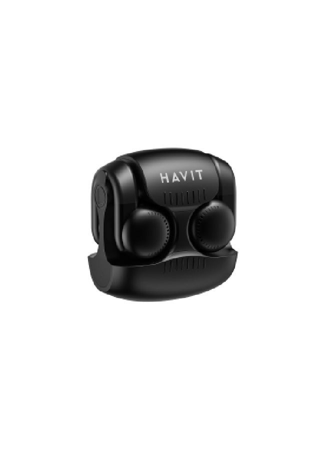 havit Open-Ear Bluetooth 5.3 Wireless Earphones, Stereo Sound, Built-In Mic, 13mm Driver, 5.2g Lightweight, Long Battery Life, Comfortable Fit - Image 4