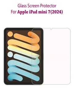 Waldic Apple iPad mini 7 2024 Tempered Glass Screen Protector HD Scratch Resistant Bubble-Free Easy Installation for Apple iPad mini 7 2024  - Image 1
