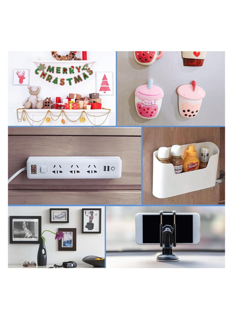 General - 100 Pcs Heavy Duty Double Sided Strong Adhesive Foam Pad Tape for Holding Picture, Light, Hooks, Square & Round - Image 1