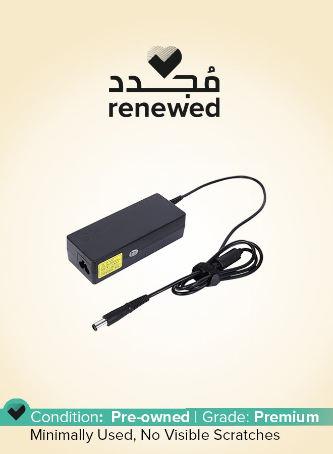 Enter Renewed -  Bis Certified 90W, 19.5V/4.62A, 3 Pin High-Efficiency Ac Laptop Charger/Adapter for Dell Laptops (Without Power Cord) - Image 1