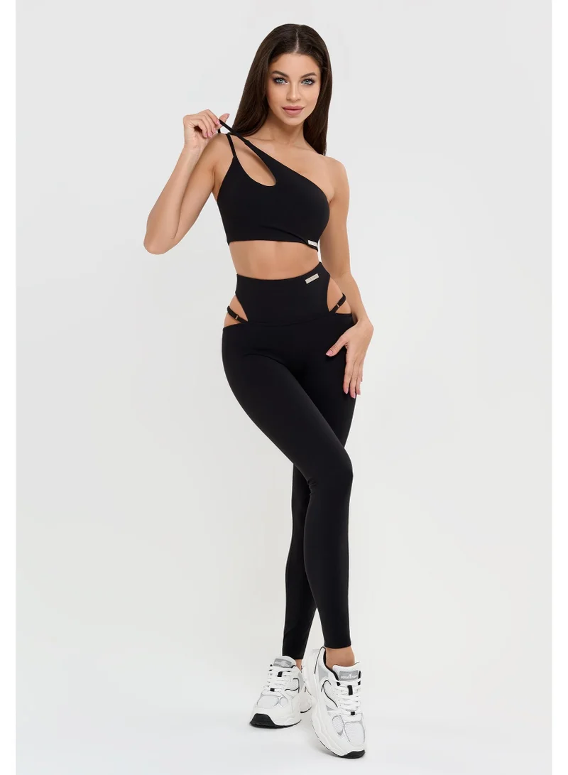 Bona Fide Kylie Black Kylie Gym Leggings for Women for Women | Best Price UAE