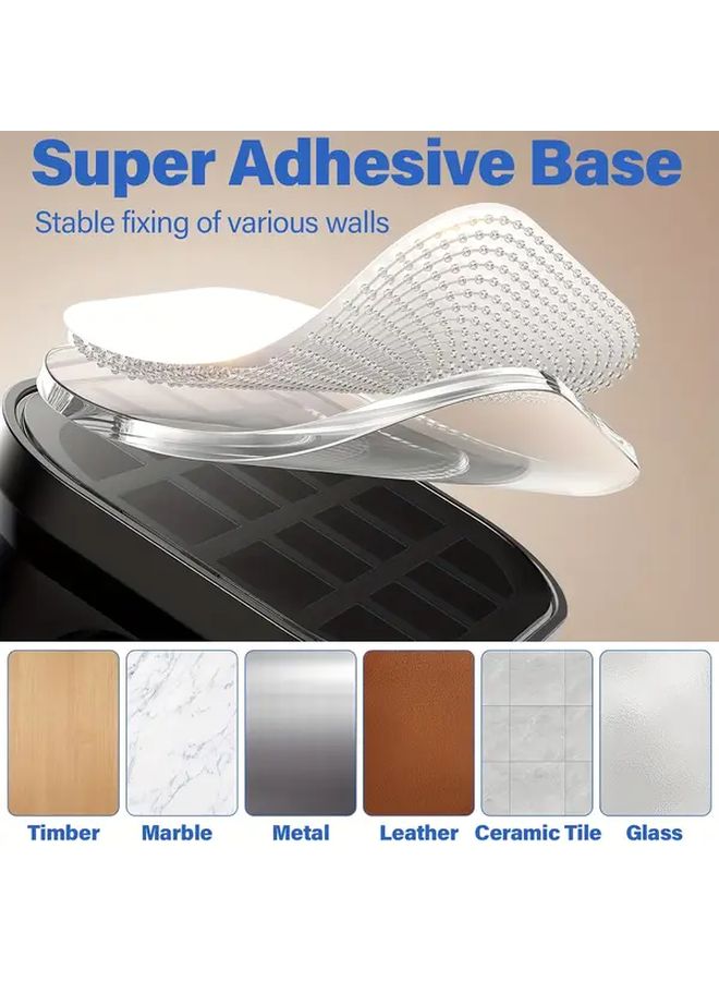 8pcs White Self Adhesive Cable Organizer For Chargers And Data Cables Residue Free Desktop Cable Management System - Image 3