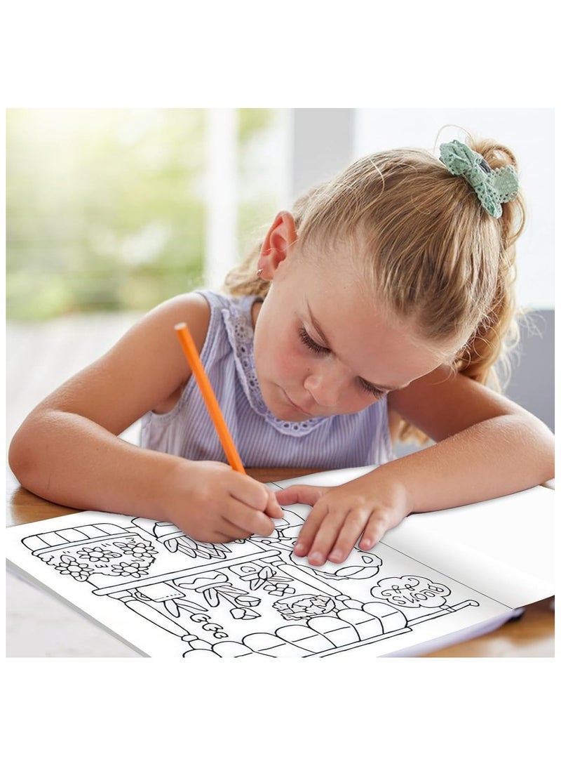 CUDDLE CUTIES: Coloring Book for Adults and Kids, Bold and Easy, Simple and Big Designs for Relaxation (Cozy Scenes Coloring Book) - Image 3