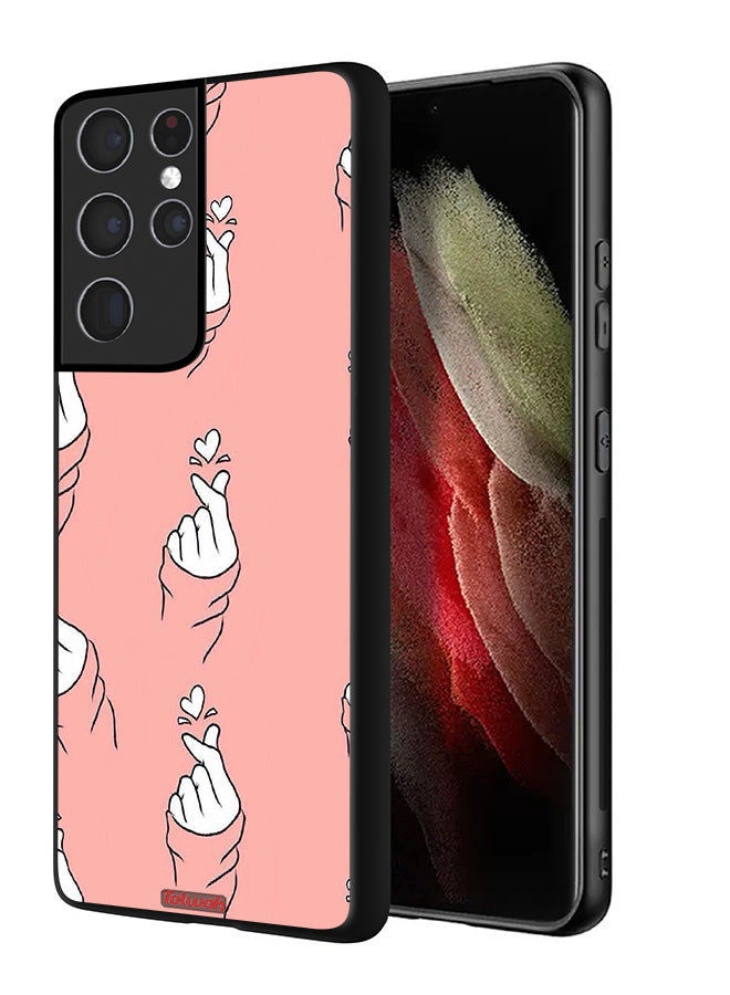 Tolwak Samsung Galaxy S21 Ultra 5G Protective Case Cover Snaps Tags - Image 1