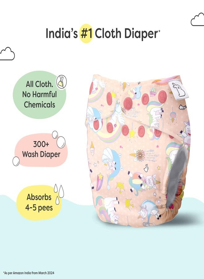 سوبربوتمز حفاضات قماشية جديدة من سوبر بوتومز، مقاس واحد يناسب الجميع | حفاضات قماشية للأطفال من عمر 3 أشهر إلى 3 سنوات | حفاضات قماشية قابلة للغسل وإعادة الاستخدام | تأتي مع حشوة داخلية | حفاضة واحدة وحشوة قطنية عضوية واحدة - Image 2