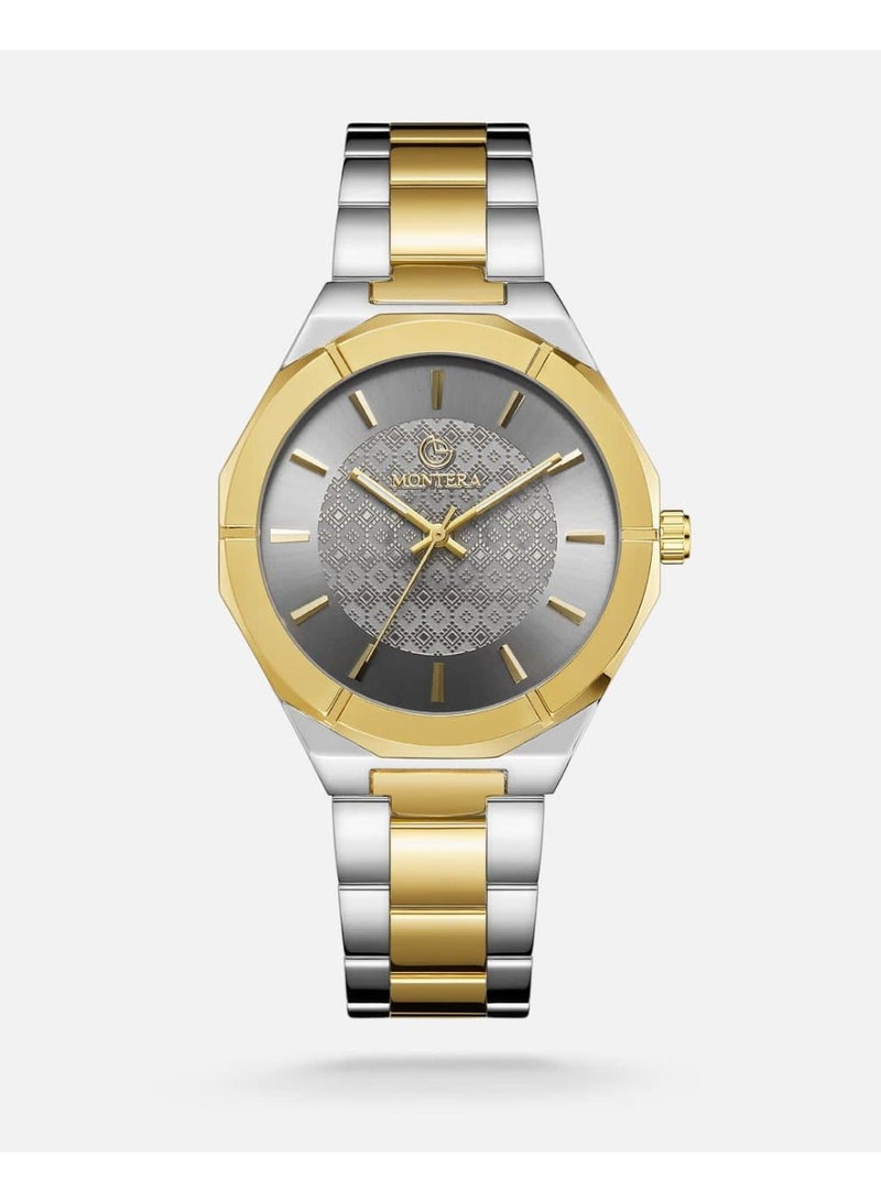 Montera Classic Men's Wristwatch, Water Resistant