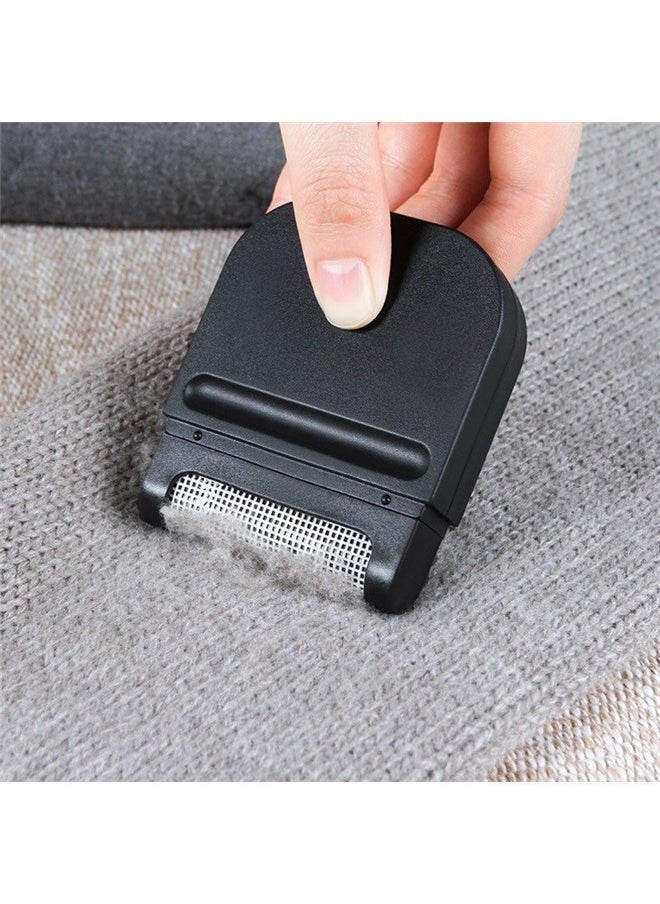 Generic Hair Removal Machine Black ,Manual Clothing Ball Remover, Portable Mini Manual Ball Trimmer - Perfect Cleaning Tool for Sweaters and Woolen Coats, Pack of 1 (Black)  - Image 2