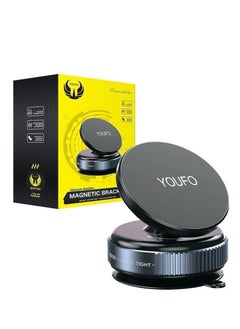 يوفو حامل جوال مغناطيسي YOUFO Y-4888 بقاعدة قوية ولاصق قوي ودوران 360 درجة – تصميم أنيق، دعم MagSafe، مناسب للسيارة والمكتب والمطبخ  - Image 1