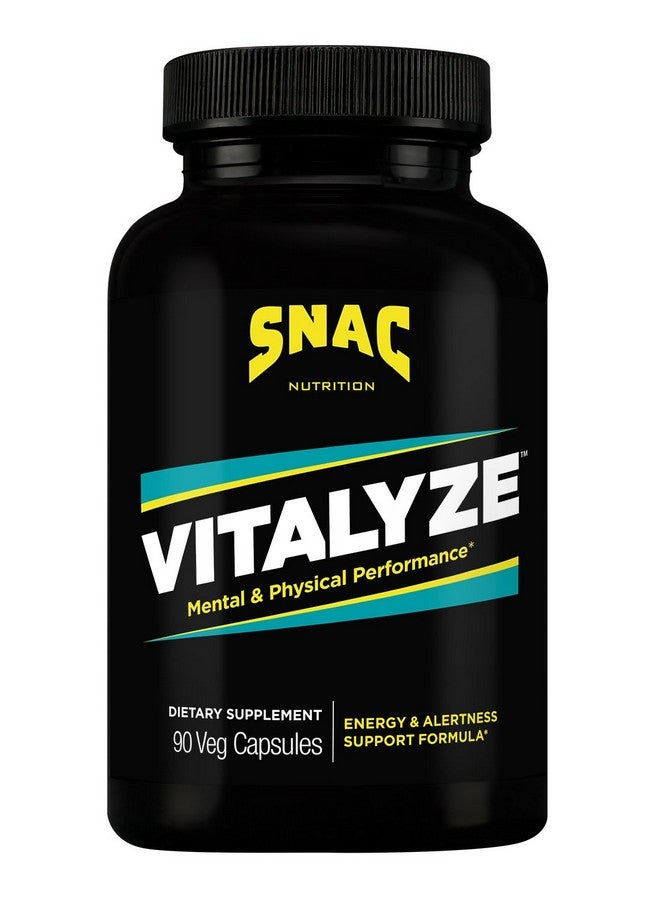 SNAC Vitalyze Mental Alertness and Physical Performance Energy Enhancer, 90 Capsules - Image 1