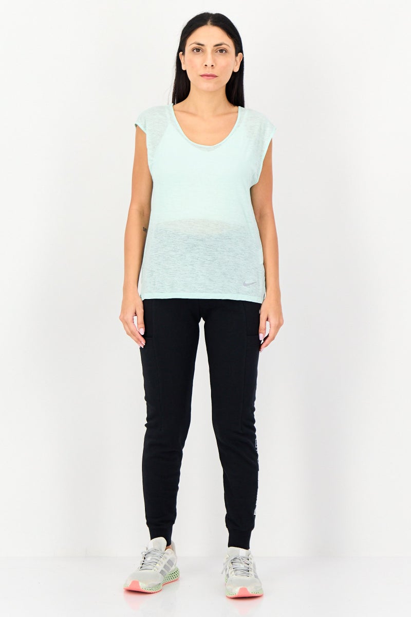 Nike Women Sportswear Fit Sleeveless Running Top, Mint Green - Image 3