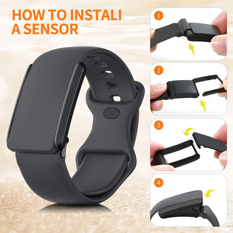 Bluejw Silicone Replacement Strap for Whoop 4.0 Watch, Move Sports Wristband Watchband Accessories - Image 5