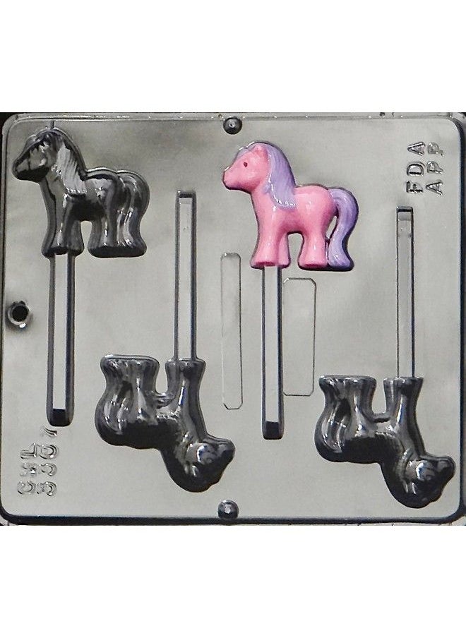 Candy Molds N More - Horse Lollipop Chocolate Candy Mold Western My Little Pony 3307 - Image 1