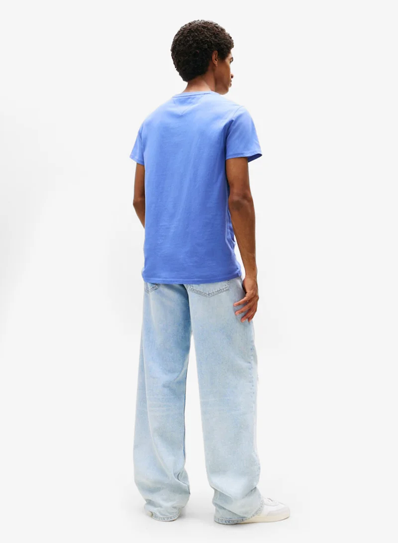 TOMMY JEANS Casual Slim Fit Crew Neck T-Shirt