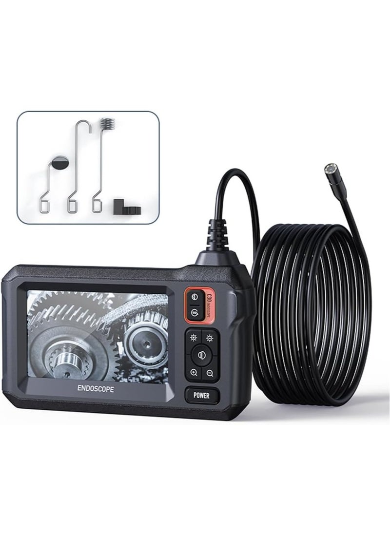 AROAQ Borescope with 8 Light Endoscope Cameras, 4.3Inch HD Screen Inspection Camera, 16.5Ft Flexible Endoscope Camera  - Image 2
