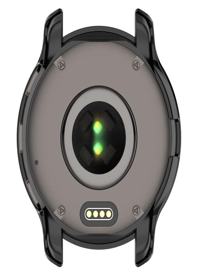 AWADUO Smartwatch Full Coverage PC Protective Case Cover with Tempered Glass Screen Protector Compatible with Garmin Venu 2 Plus, Soft and Durable - Image 5