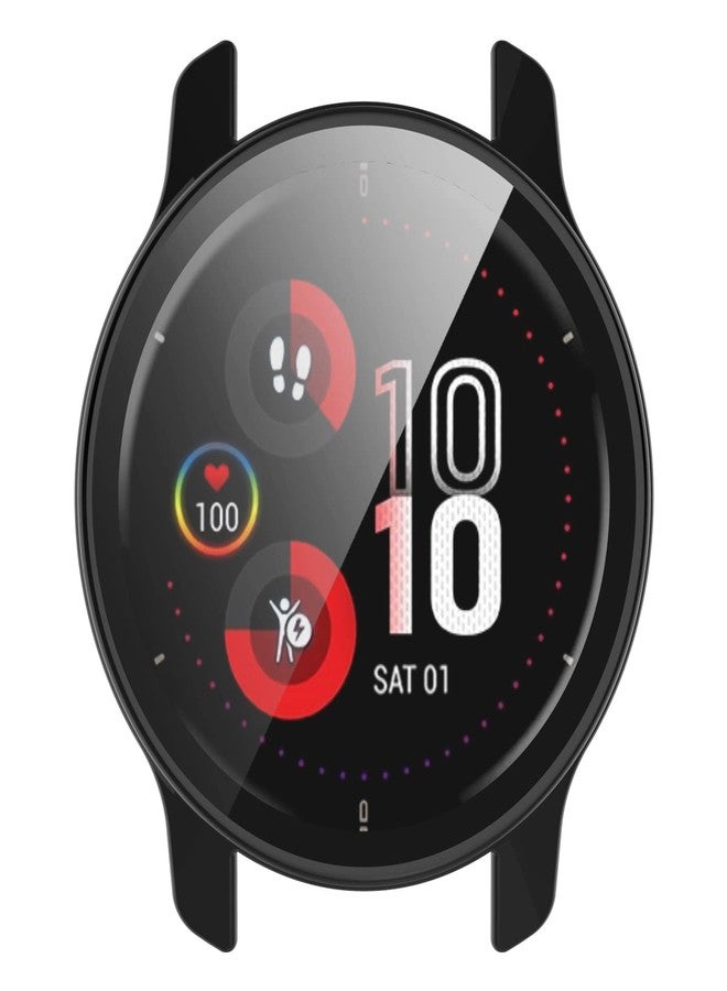 AWADUO Smartwatch Full Coverage PC Protective Case Cover with Tempered Glass Screen Protector Compatible with Garmin Venu 2 Plus, Soft and Durable - Image 3