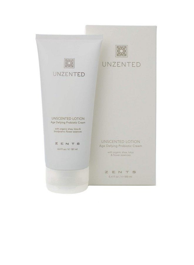 zents Age Defying Probiotic Lotion (Unzented Fragrance) Antiaging Body And Hand Cream With Organic Shea Butter & Hyaluronic Acid 6.4 Fl Oz  - Image 2