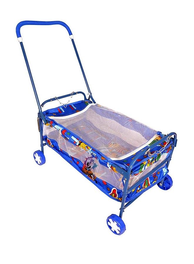 AVANI Baby Crib And Cradle 2 In 1 Blue - Image 4