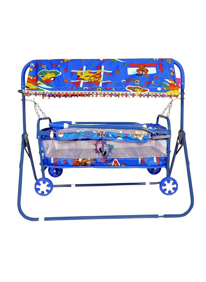AVANI Baby Crib And Cradle 2 In 1 Blue - Image 3