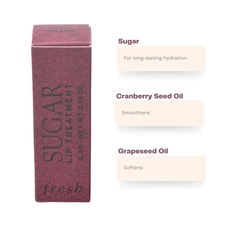 Fresh Sugar Lip Treatment - Plum by Fresh for Women - 0.5 oz Lip Treatment - Image 3