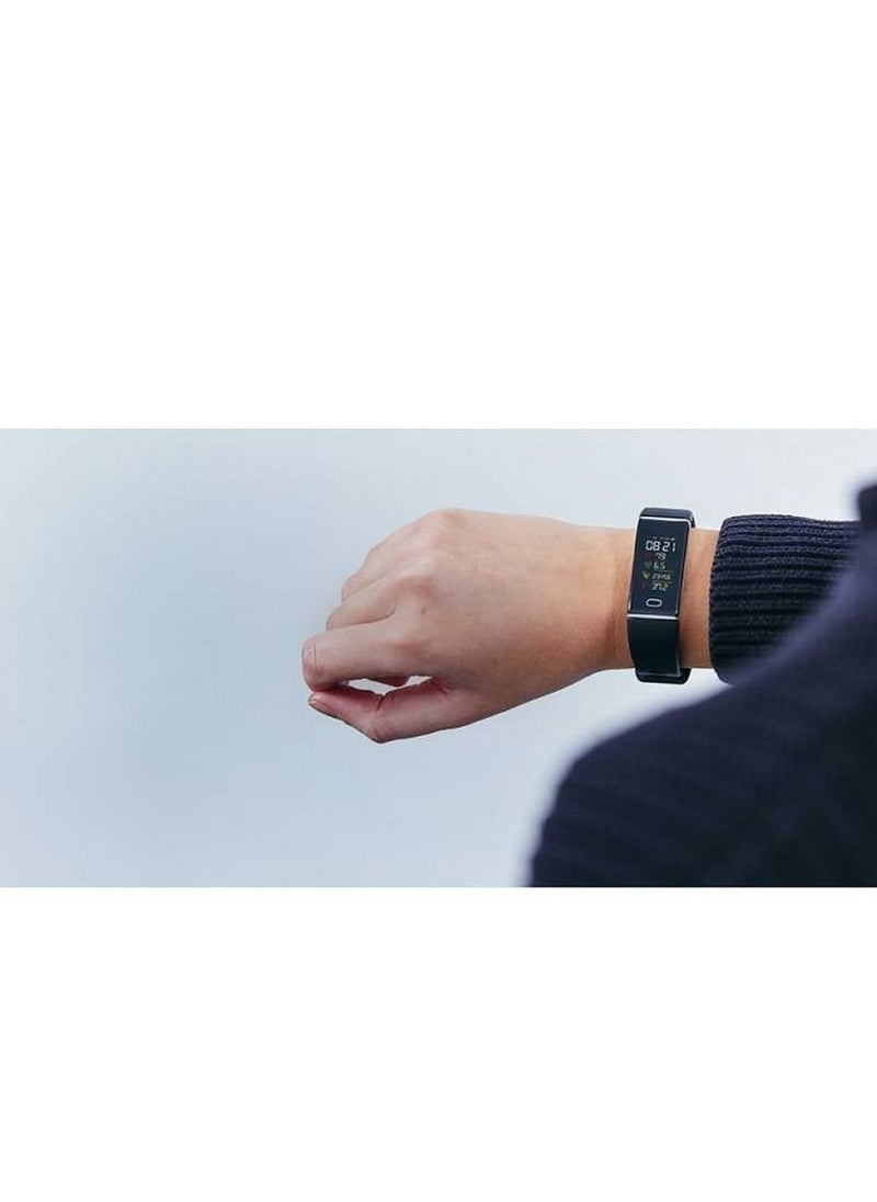 MyKronoz - MyKronoz ZeTrack+ Slim and Full-Featured Activity Tracker with Body Temperature Monitor - Black - Image 1